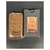 10 ounce fine copper bar GERMANIA MINT serial