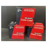 (3) boxes of federal game load shot shells-NO SHIP