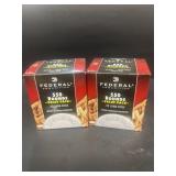 (2) boxes federal 22 long rifle ammunition 550