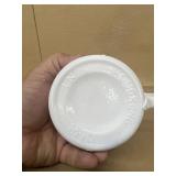 Milk, glass oil lamp base