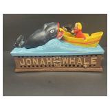 Jonah and the well cast-iron bank