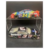 Dale Earnhardt and Jeff Gordon 124 scale NASCAR