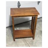 Small wooden table