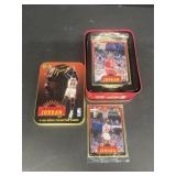Michael Jordan five card all metal collectors set