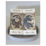 Soap, art, and soap, dish Christmas theme