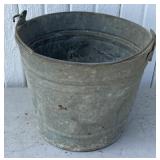 Galvanized bucket