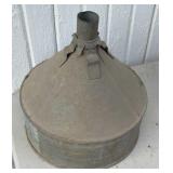 Galvanized funnel
