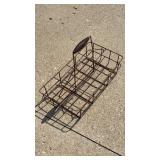 Vintage milk bottle carrier