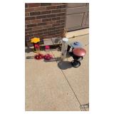 Bird feeders and houses