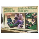 Little pro pool table
