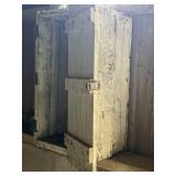 White painted box