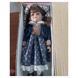 Porcelain American doll