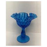Ruffled Blue Compote