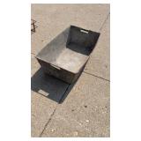 Galvanized trough