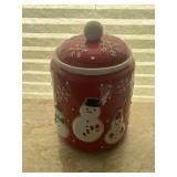 Snowman cookie jar