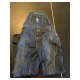 Liberty blue jean bib overhauls 44x32