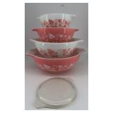 Pyrex Gooseberry Nest of Bowls (4)
