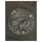 Love makes all things grow garden plaque