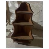Corner shelf wall mount