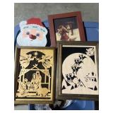 Santa Claus, Priint manger, etc.