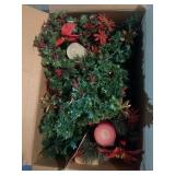 Christmas decorations and candles