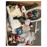 Christmas ornaments snowman Santa Claus