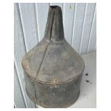 Galvanized funnel