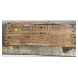 Russell Bolt advertising crate
