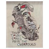 Overbeck Greeting Card, framed