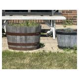 Large outdoor flower pots