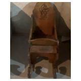 Wooden Christmas sled decoration
