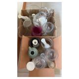 Glass vase group