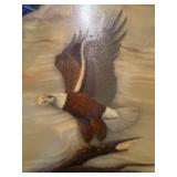 Eagle decoration on marble