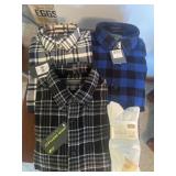 John Bartlett brand new large shirts, and socks