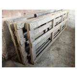 Wooden gates 8 foot long by 3 foot