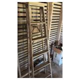 Wooden step ladder