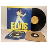 Elvis Record album and 45
