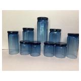 Cobalt blue drinking glasses