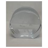Sweden crystal paperweight
