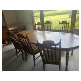 Dining Table and Chairs / Leaves
