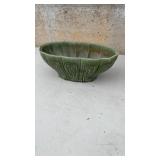 Green Haeger flower pot