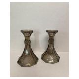 Glass candle holders