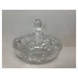 Glass candy dish