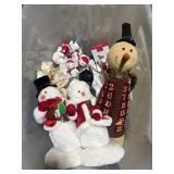 Christmas snowman decorations