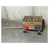 Pepsi-Cola bottle crate wagon