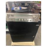 Pioneer stereo record player with speakers