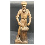 Blacksmith hand carved sculpture