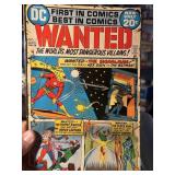 1972 DC comic book wanted first issue