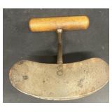 Old wooden handled kitchen chopper