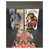 Tomb, raider and Purgatory comic books